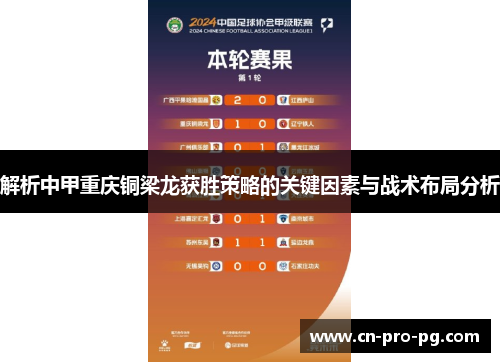 解析中甲重庆铜梁龙获胜策略的关键因素与战术布局分析
